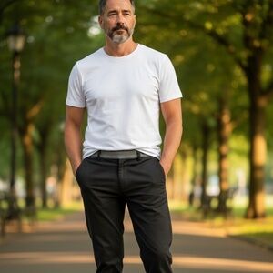 Members Mark Denali Pant for men 34x32 - Black Soot